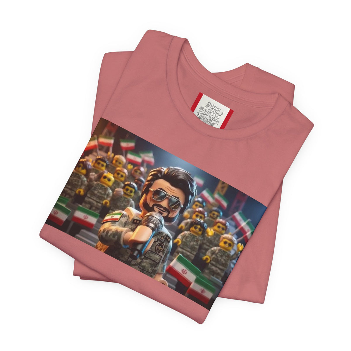 Propaganda T‑Shirt — IRAN LEGOS — IRGC Crowd Control