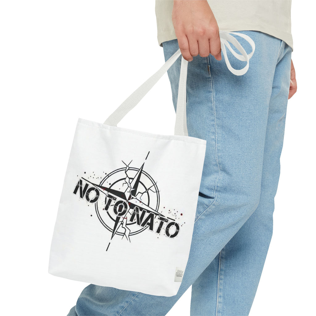 Compass Tote Bag — "NO To NATO / Het NATO" English/Russian