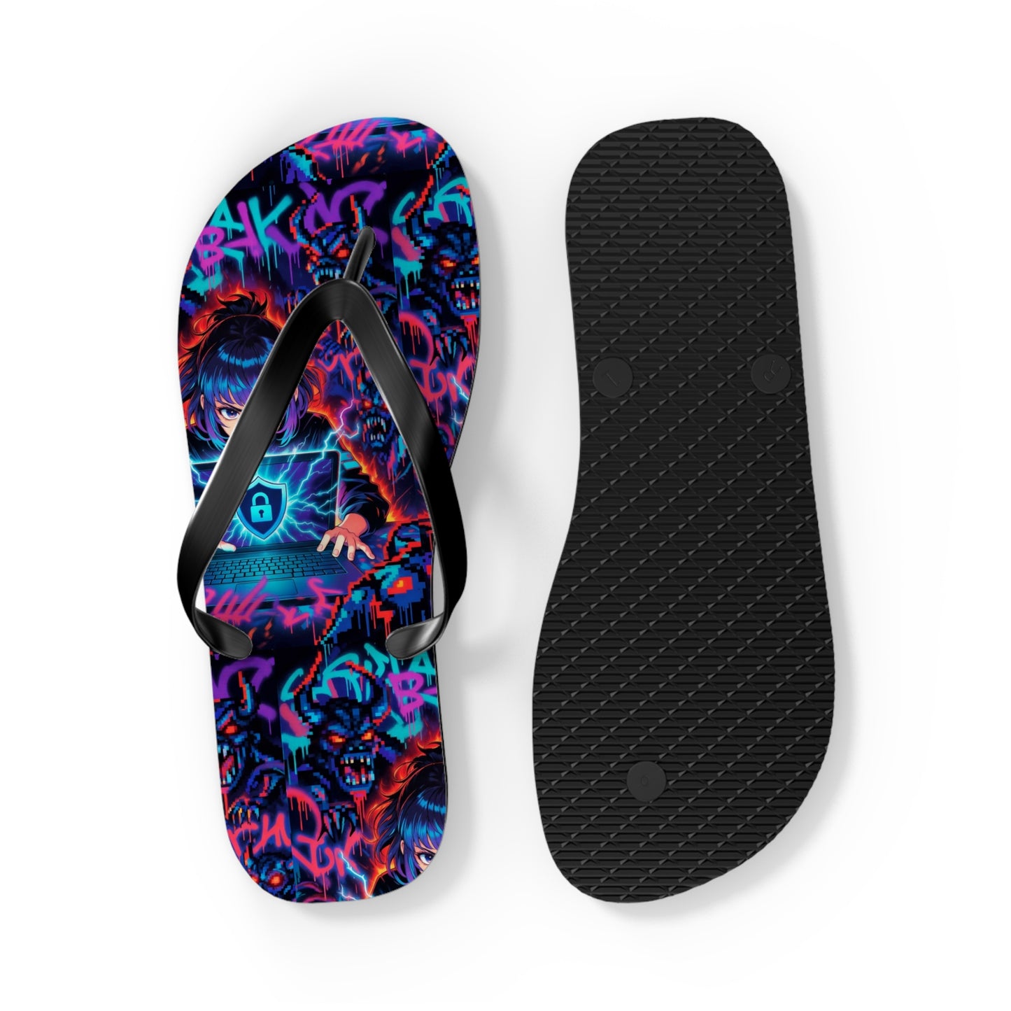 VPN Beach Flip Flops – Cyber Attack