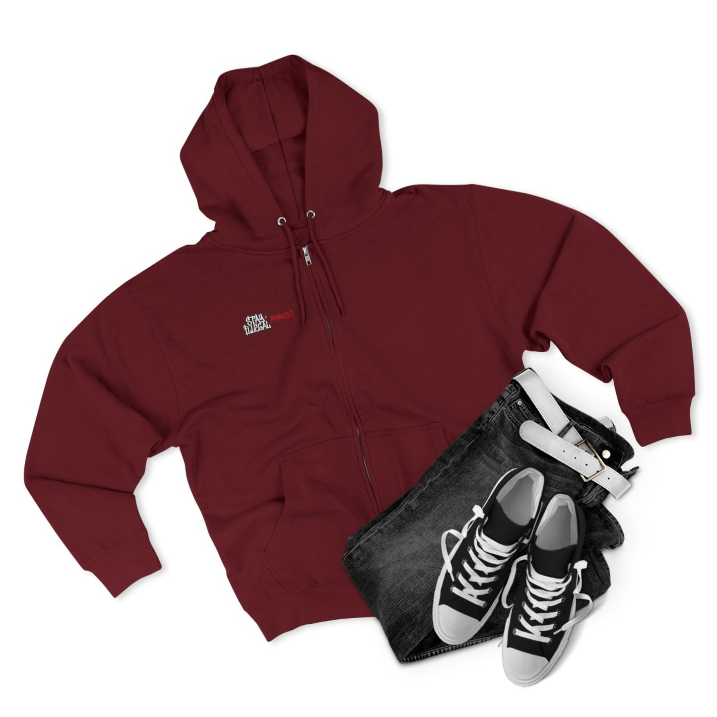 Copy of Plain Insignia - Stay Illegel Zip Hoodie