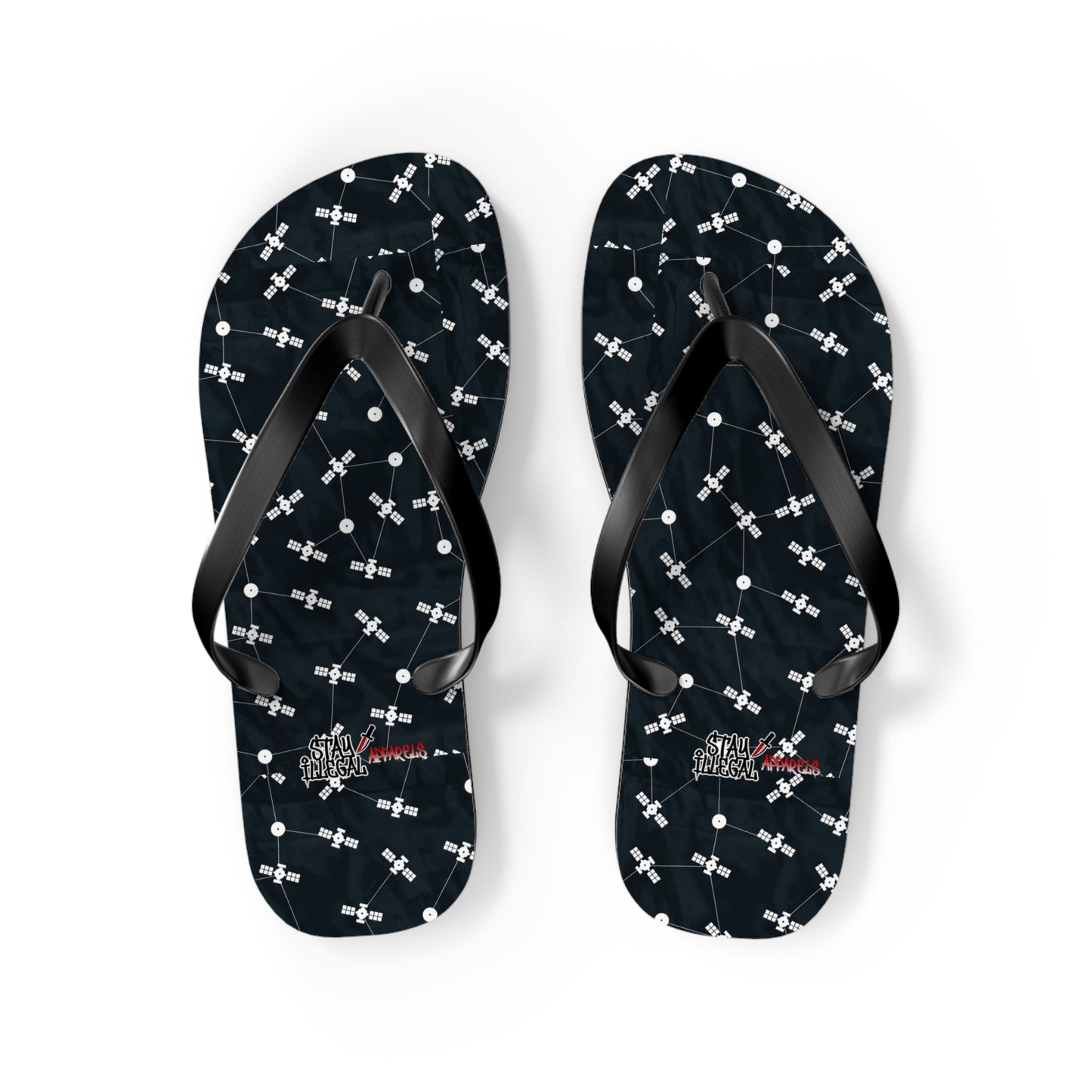 Satellite Flip Flops – Stay Illegal Satellite Black