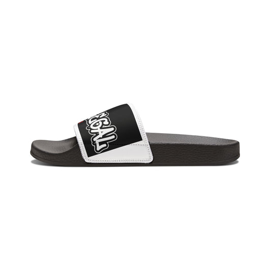 Men's Removable-Strap Slide Sandals — Stay Illegal Black Flags