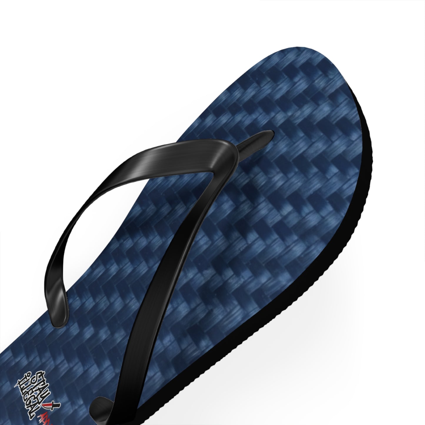 Carbon Fibre Flip Flops – Stay Illegal Blue