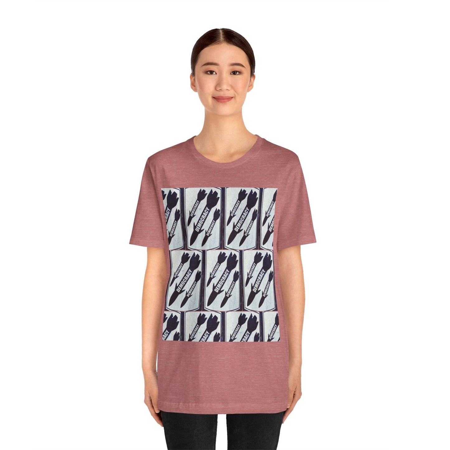 Protest T‑Shirt — DEMOCRATIC MISSILES