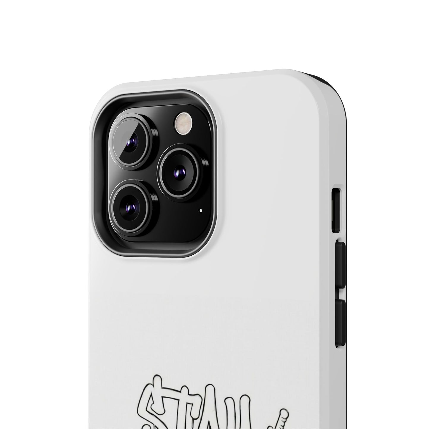 Coque de téléphone Stay Illegal - Blanc/Rouge robuste