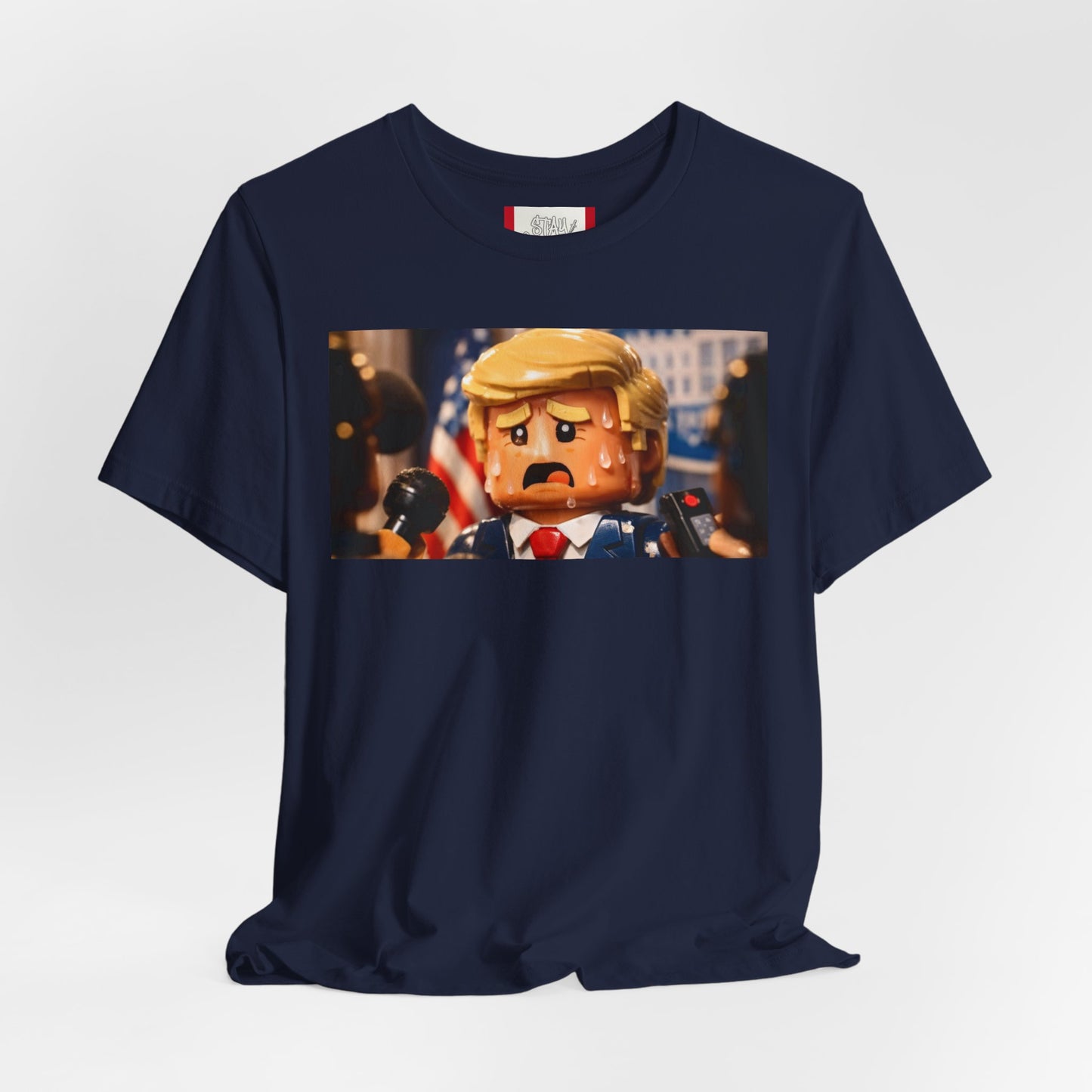 Propaganda T‑Shirt — IRAN LEGOS - Sweaty Trump