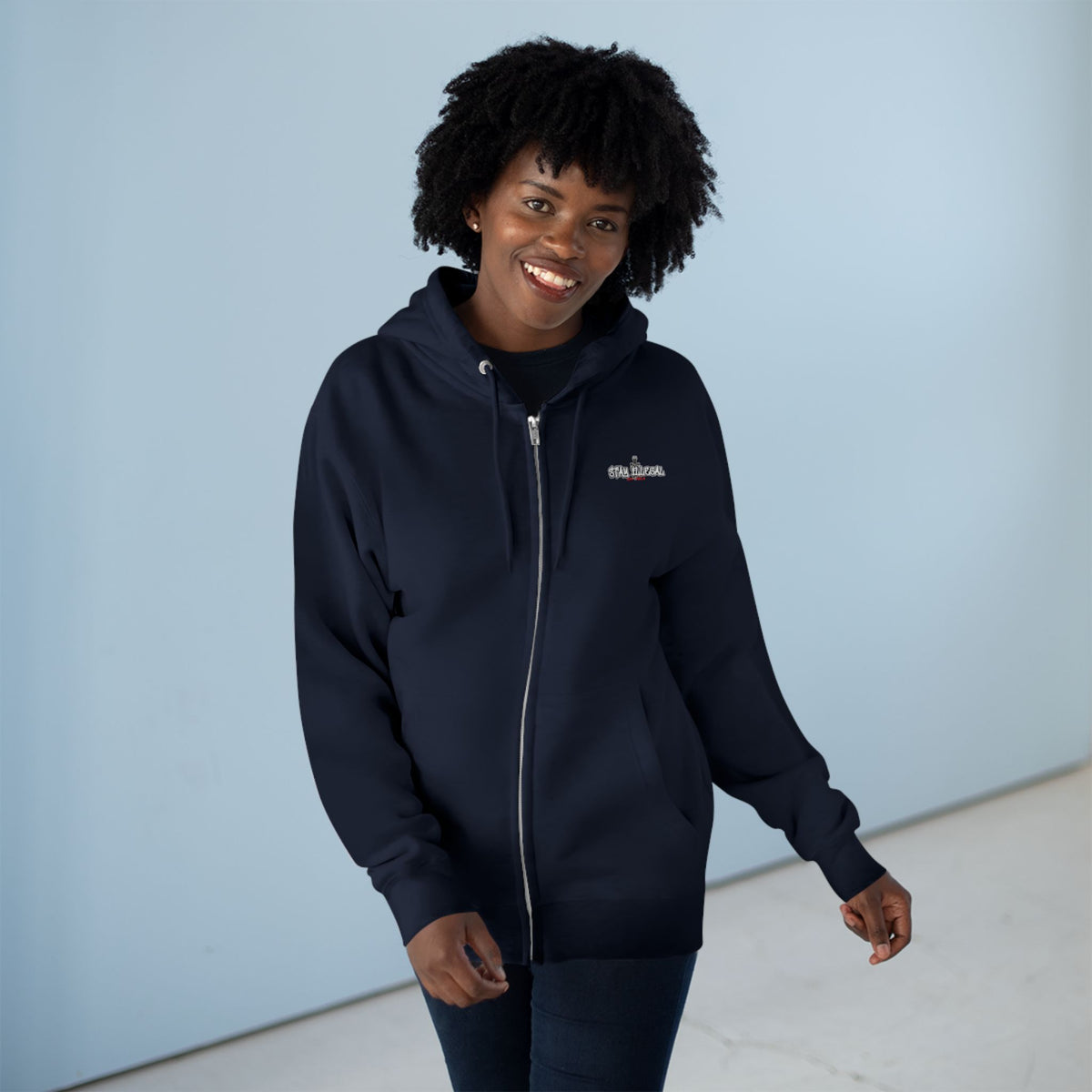 Hooded Rebel — Stay Illegal Zip Hoodie