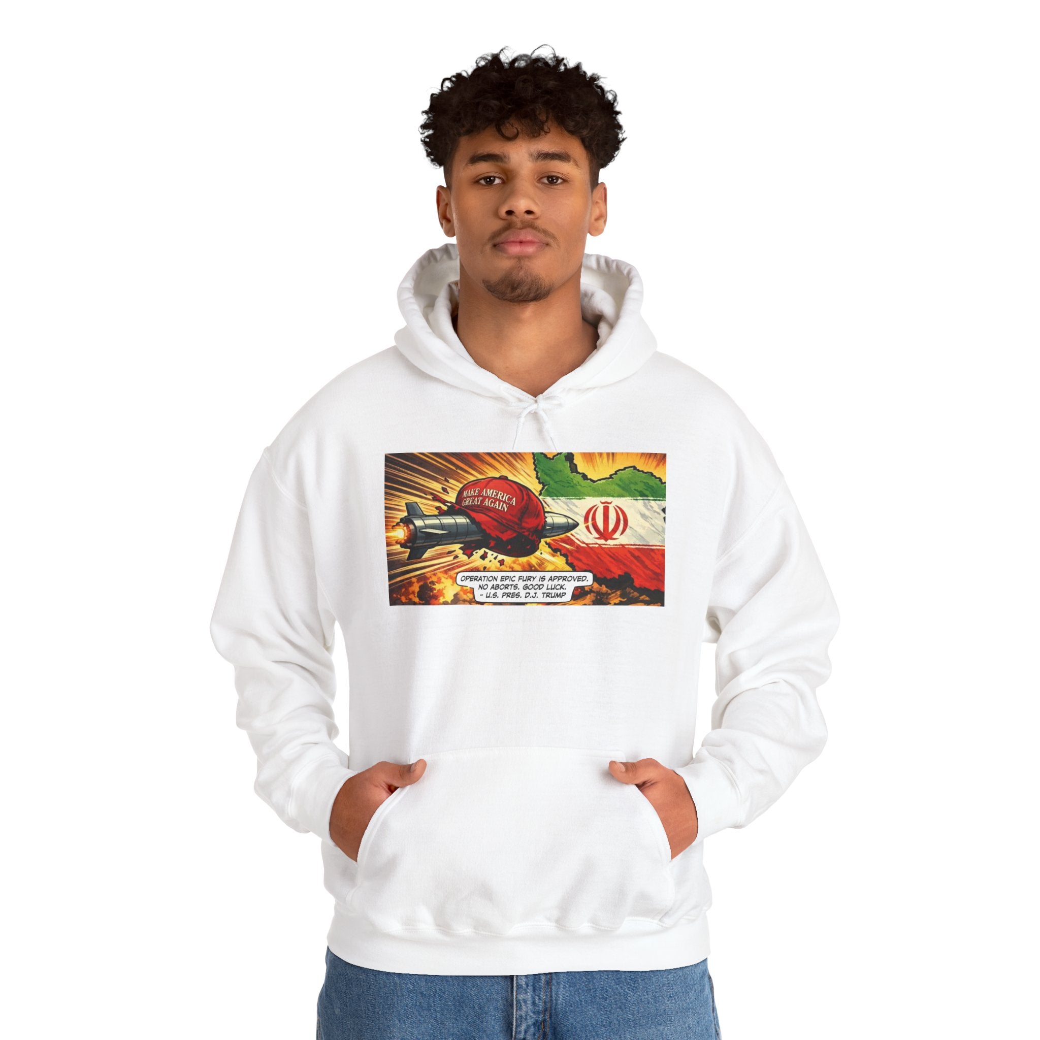 Stay Illegal Graffiti Hoodie - Operation Epic Fury