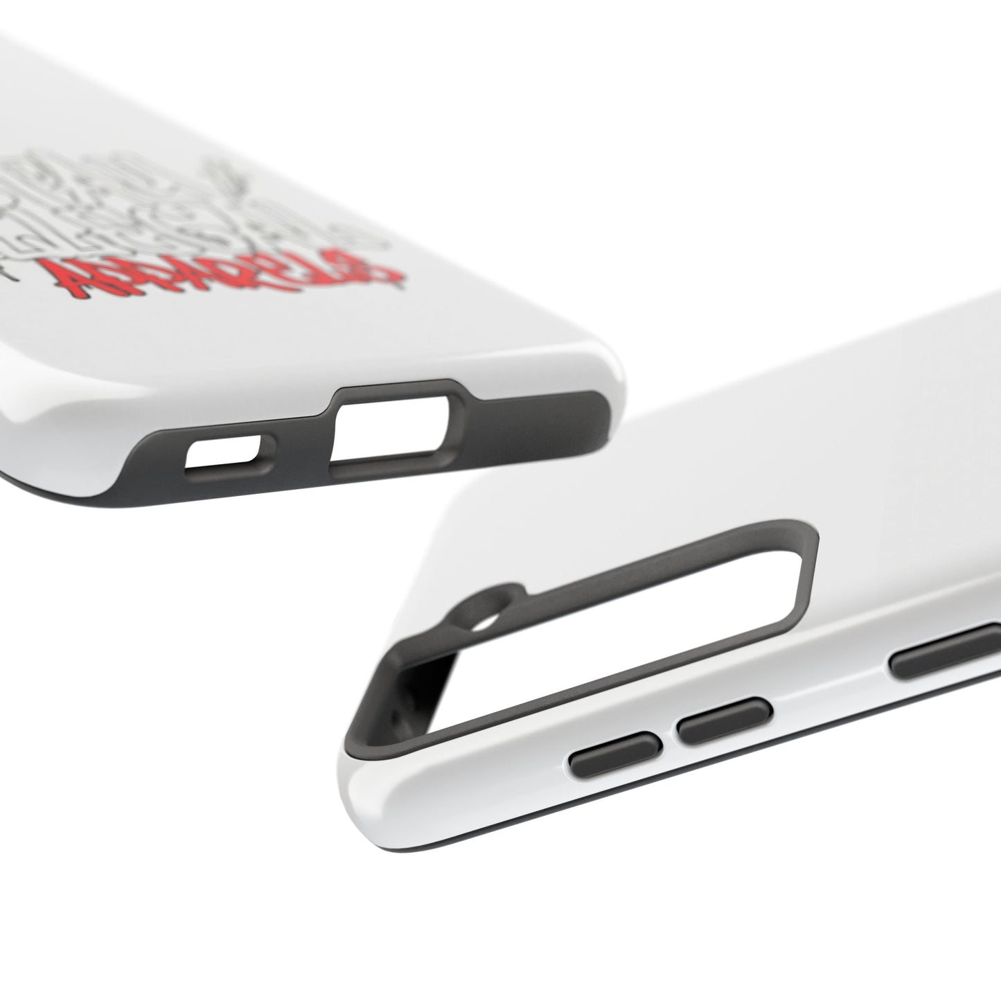 Coque de téléphone Stay Illegal - Blanc/Rouge robuste