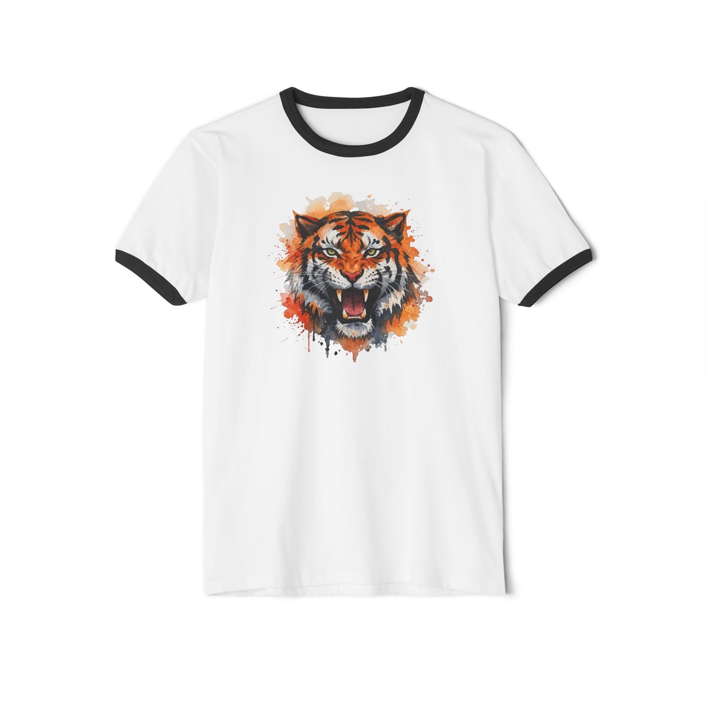 Stay Illegal Ringer T-Shirt — Tiger Smile