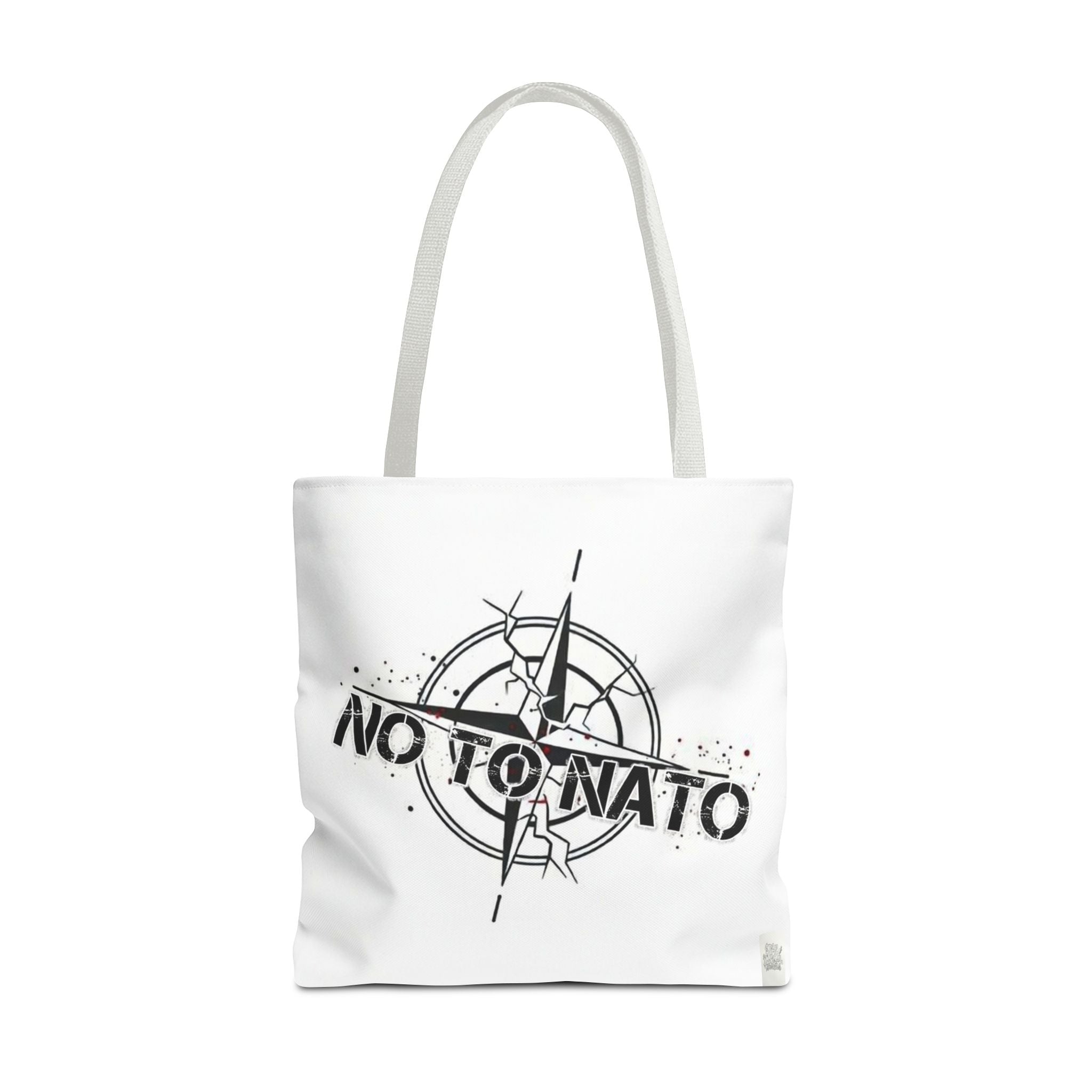 Compass Tote Bag — "NO To NATO / Het NATO" English/Russian