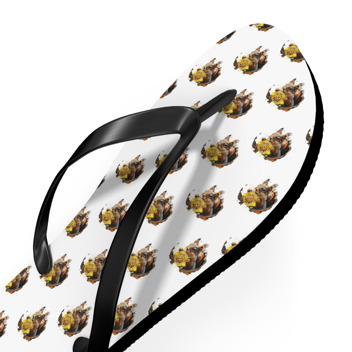 BitCoin Squirrel Flip Flops – Protest Finance