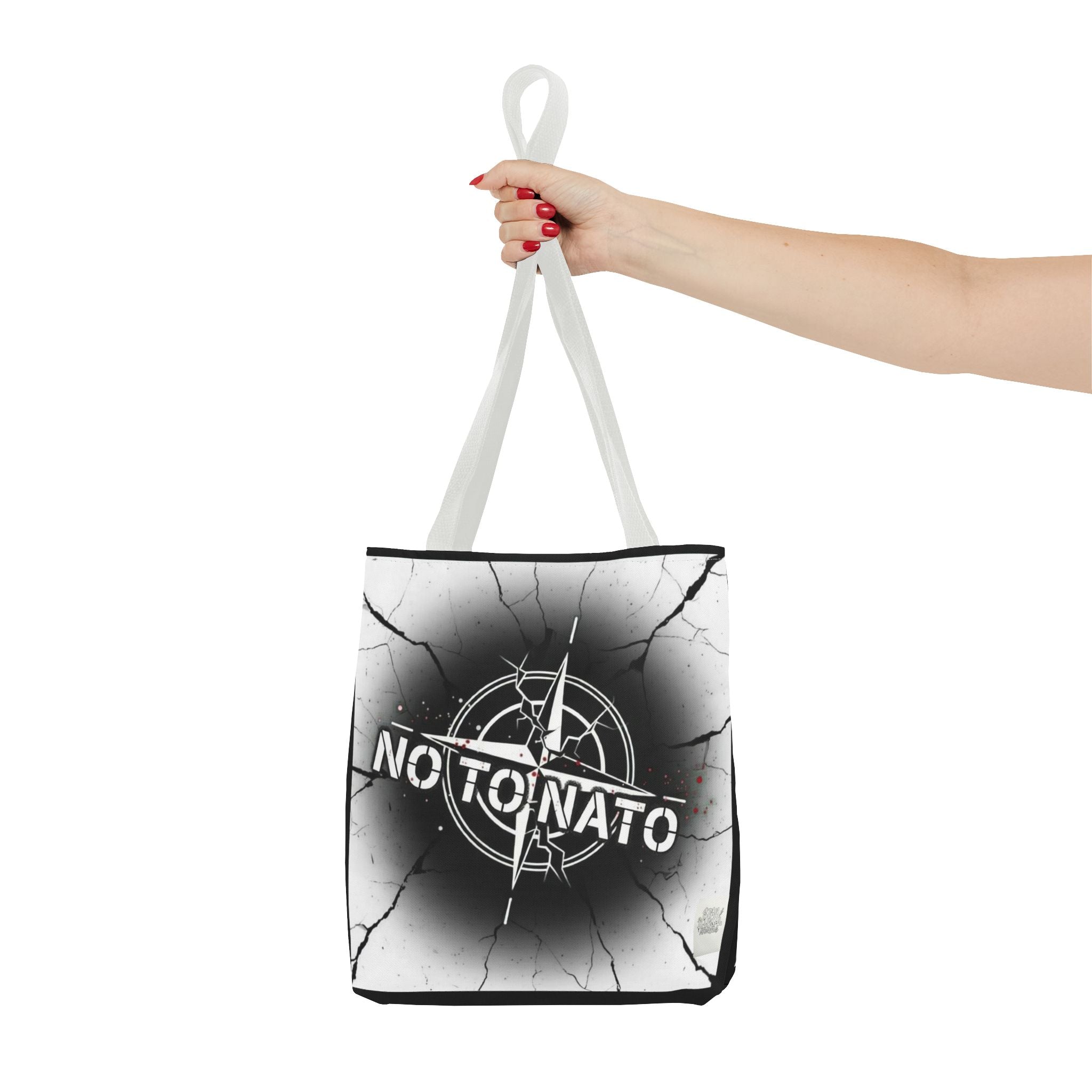 Compass Tote Bag — "NO To NATO / Het NATO" English/Russian