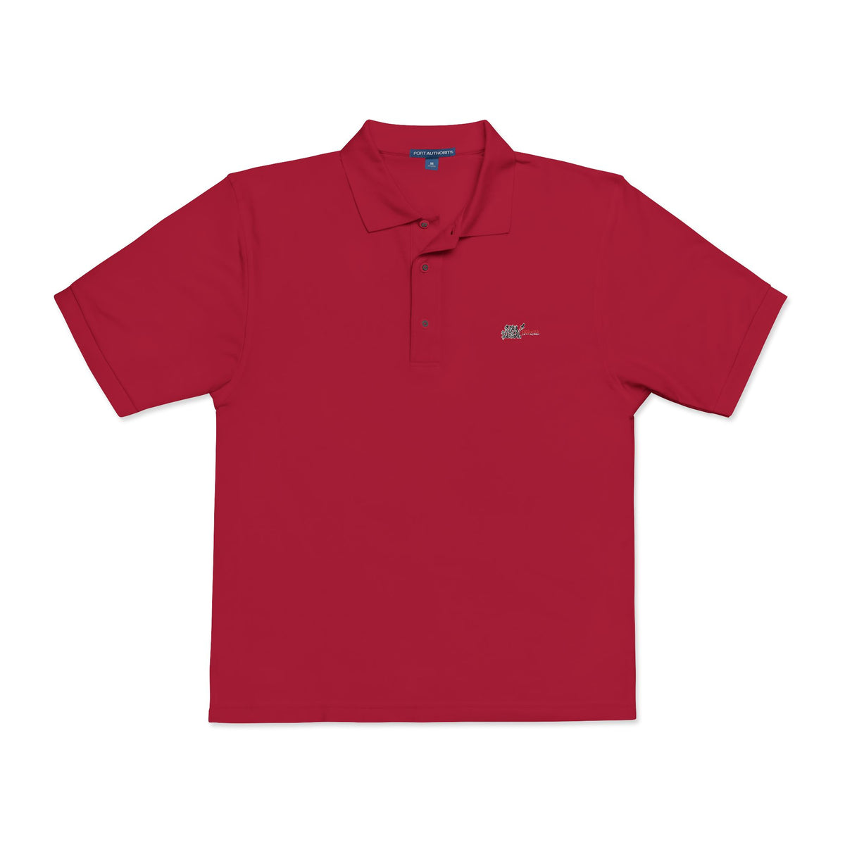 Black Colletion Polo‑Shirt — "Stay Illegal"