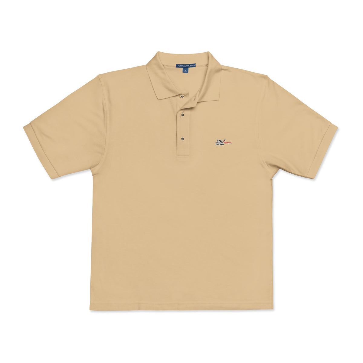 Black Colletion Polo‑Shirt — "Stay Illegal"