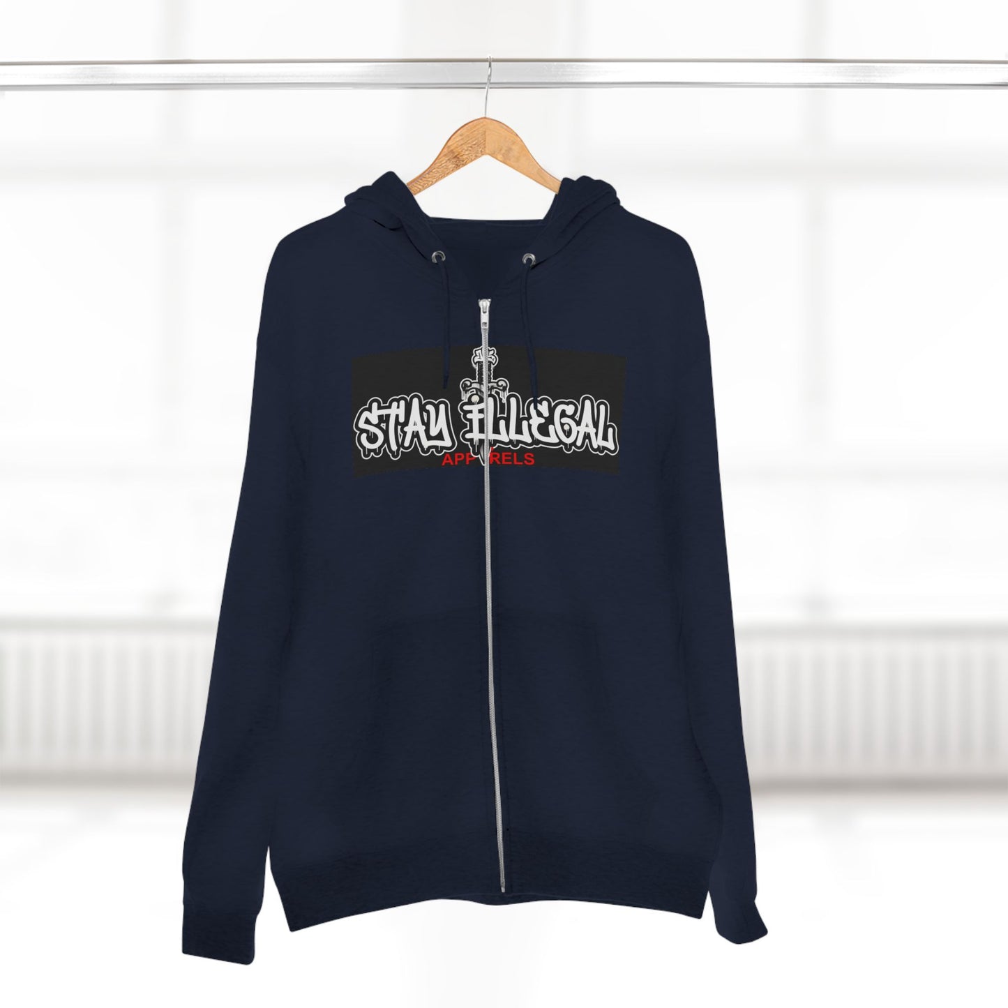Victory Hoodie — Stay Illegal Zip Hoodie