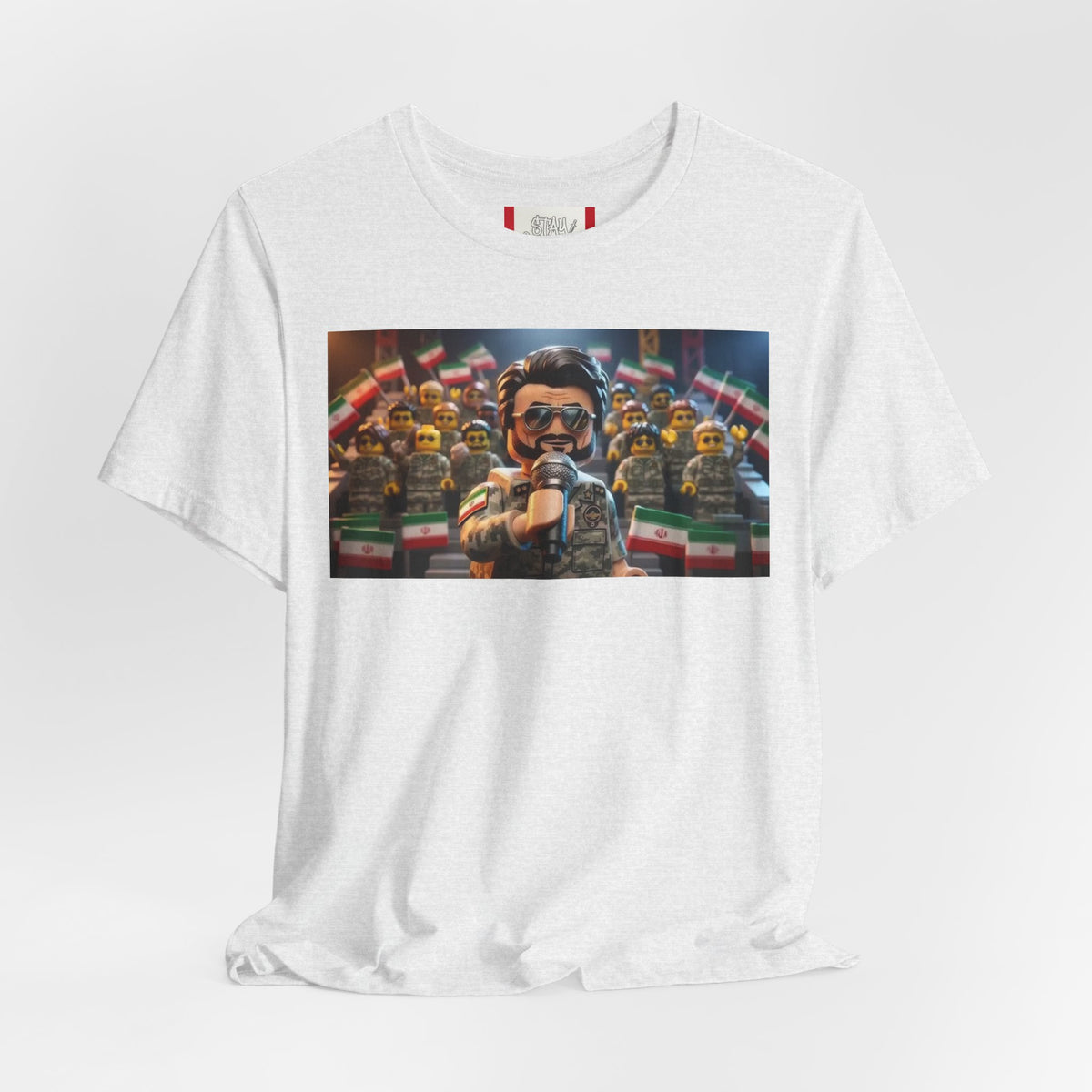 Propaganda T‑Shirt — IRAN LEGOS — IRGC Crowd Control