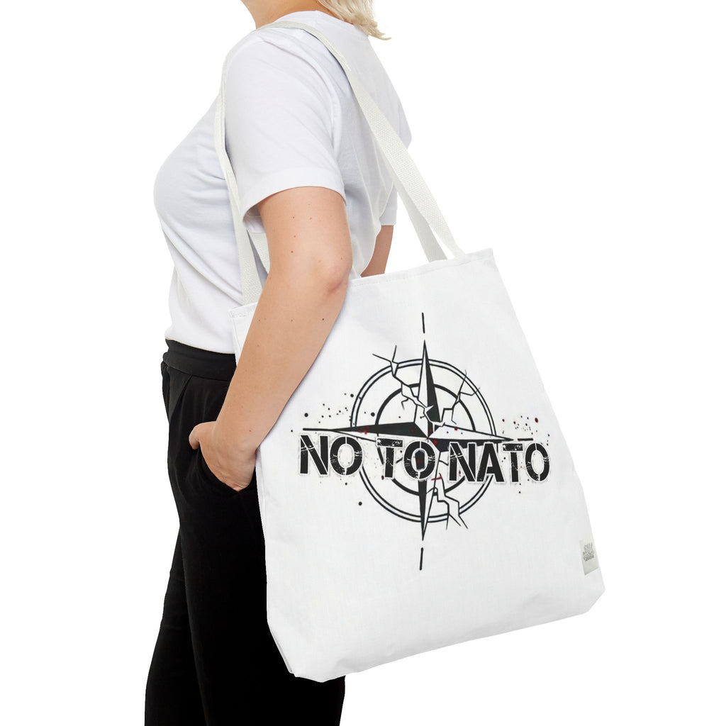 Compass Tote Bag — "NO To NATO / Het NATO" English/Russian