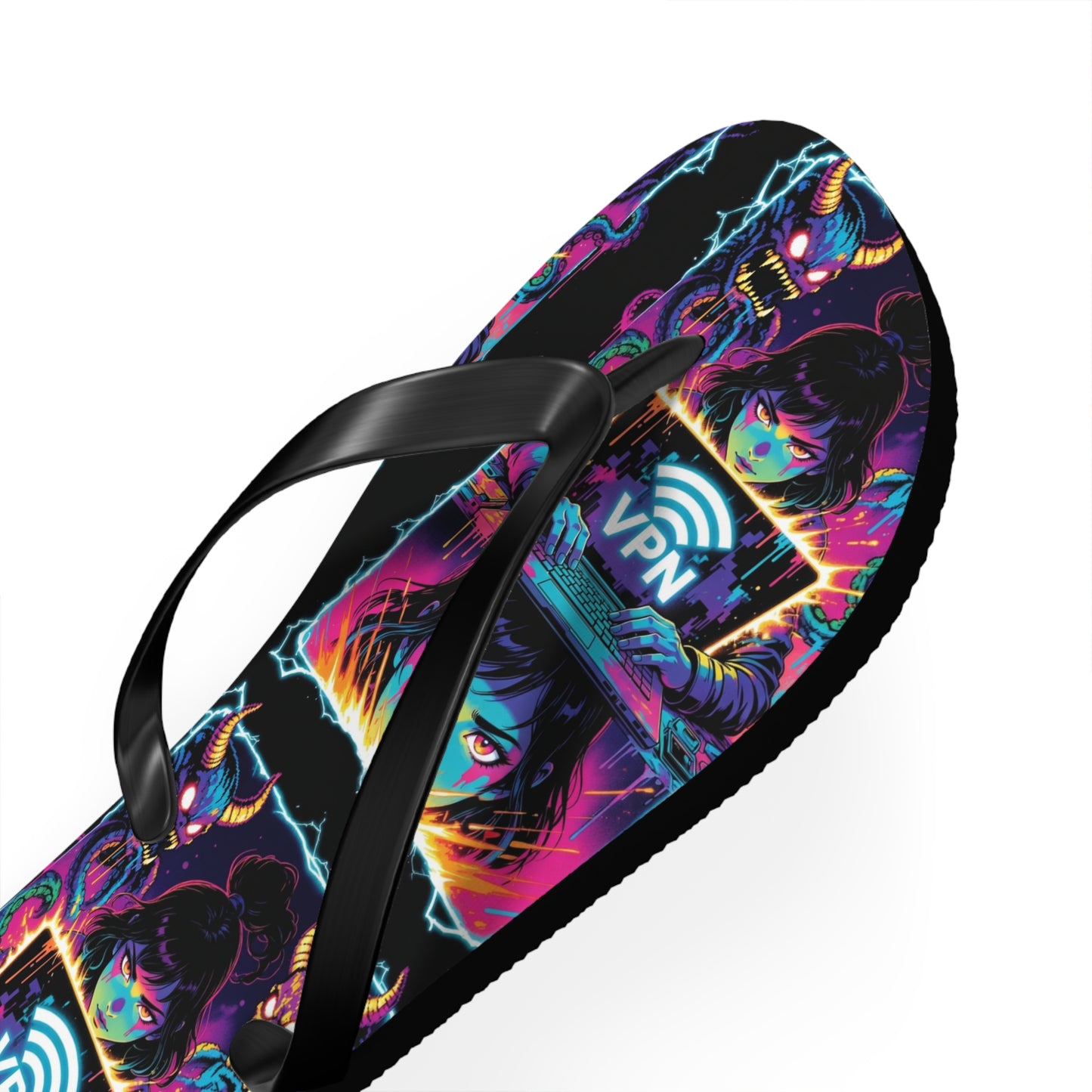 VPN Beach Flip Flops – Screen Time