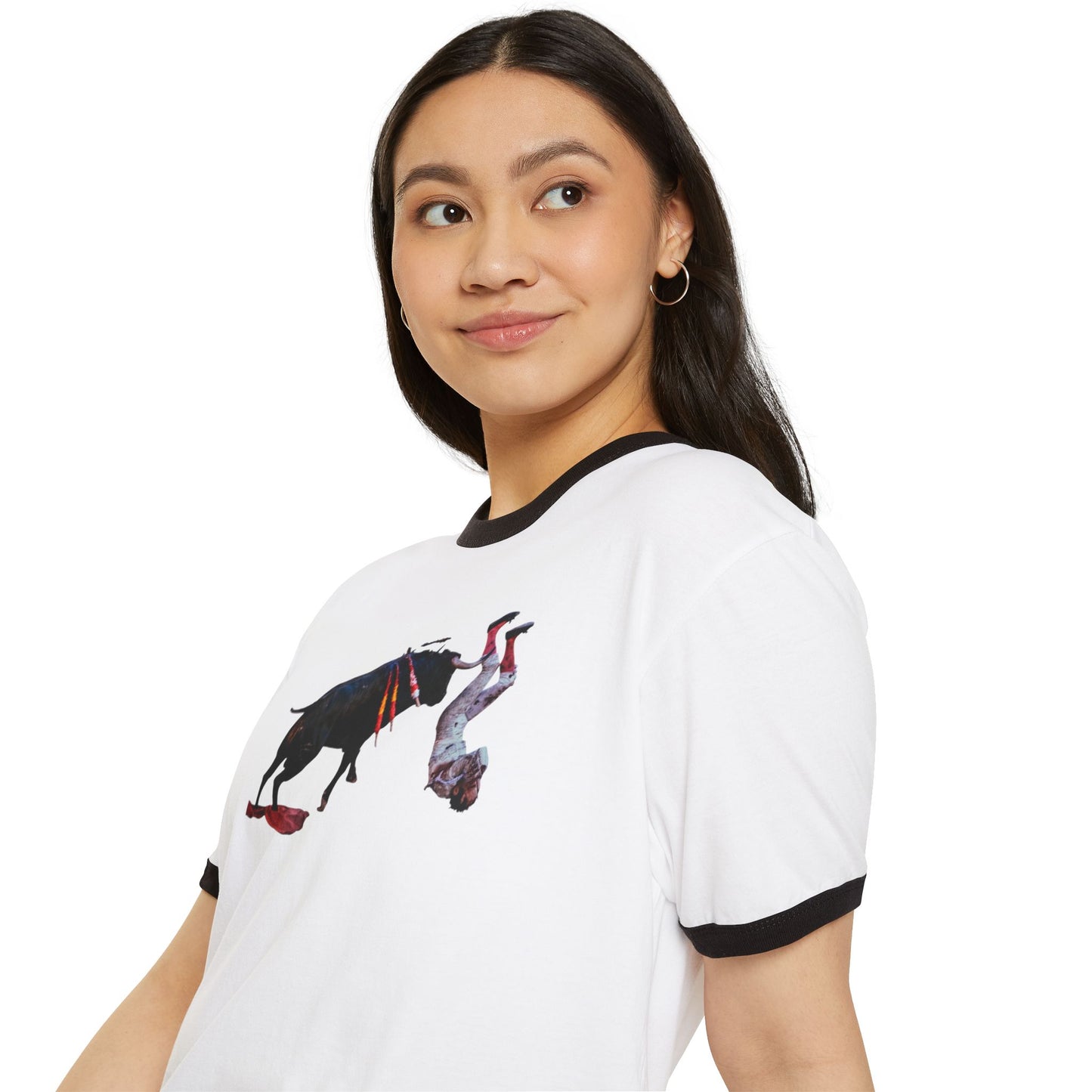 Stay Illegal Ringer T-Shirt — Spanish Bull Horns