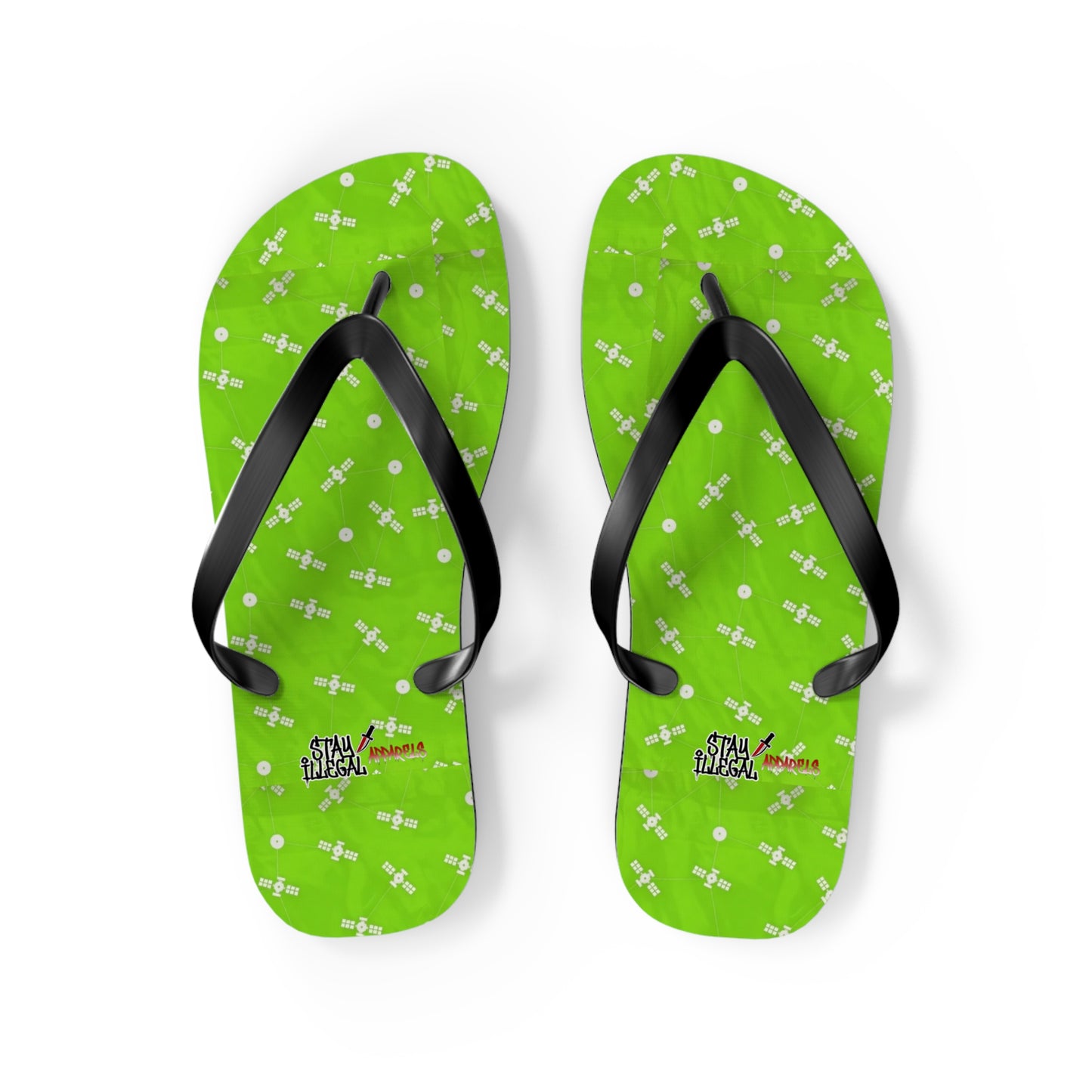 Satellite Flip Flops – Stay Illegal Satellite Lime