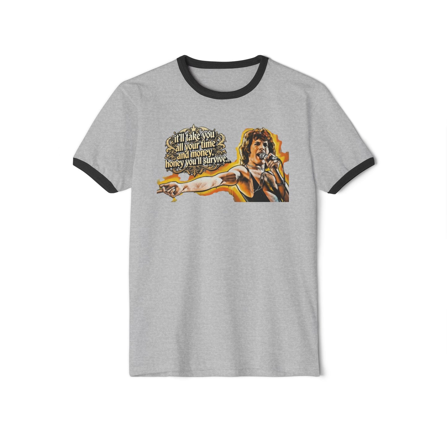 Stay Illegal Ringer T-Shirt — Freddie You Survive