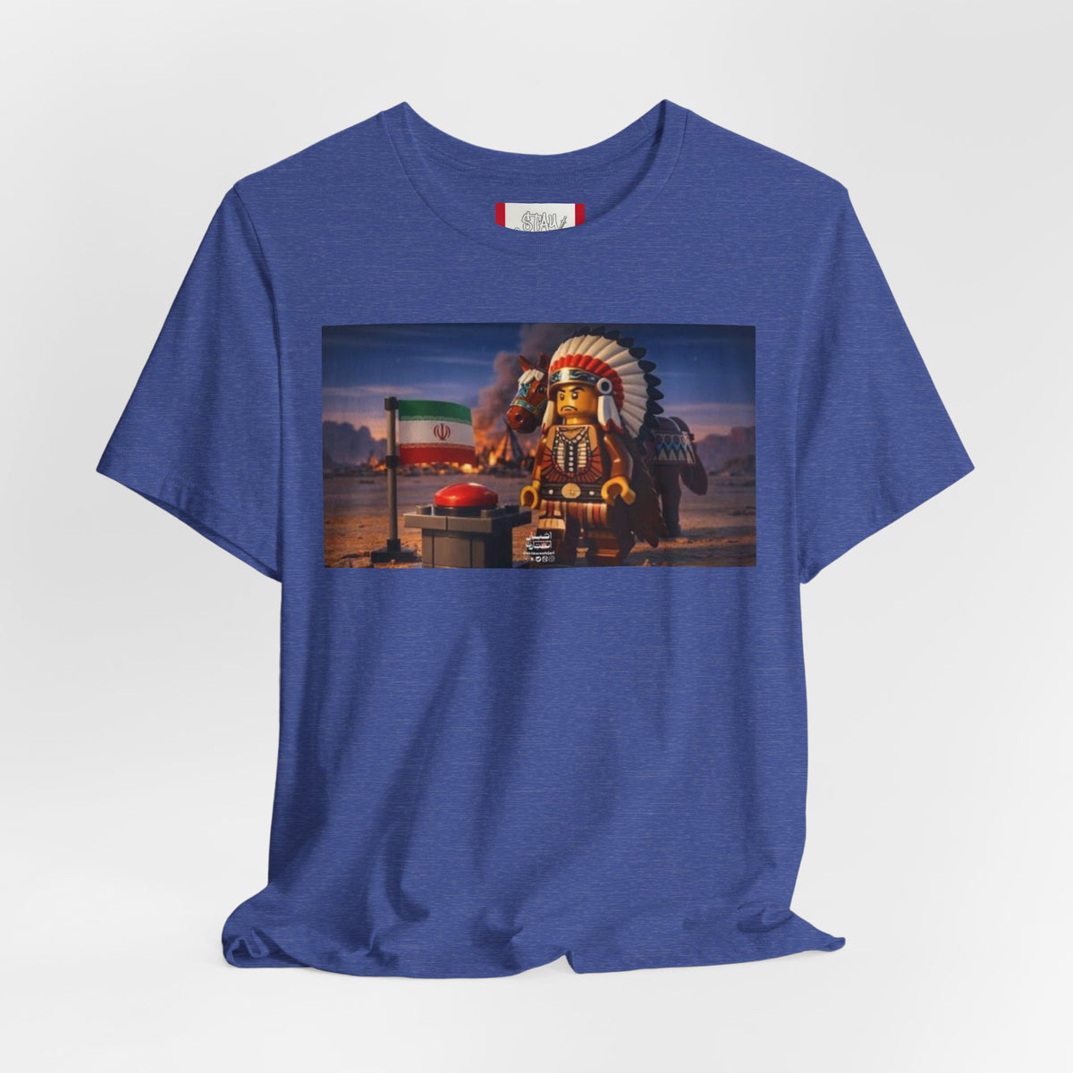 Propaganda T‑Shirt — IRAN LEGOS — USA Invaders