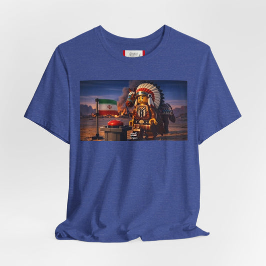 Propaganda T‑Shirt — IRAN LEGOS — USA Invaders