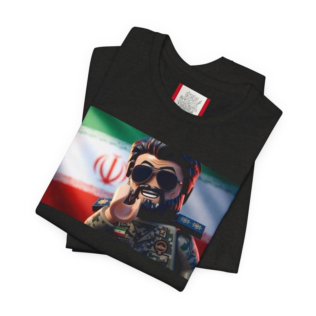 Propaganda T‑Shirt — IRAN LEGOS — IRGC Come Closer