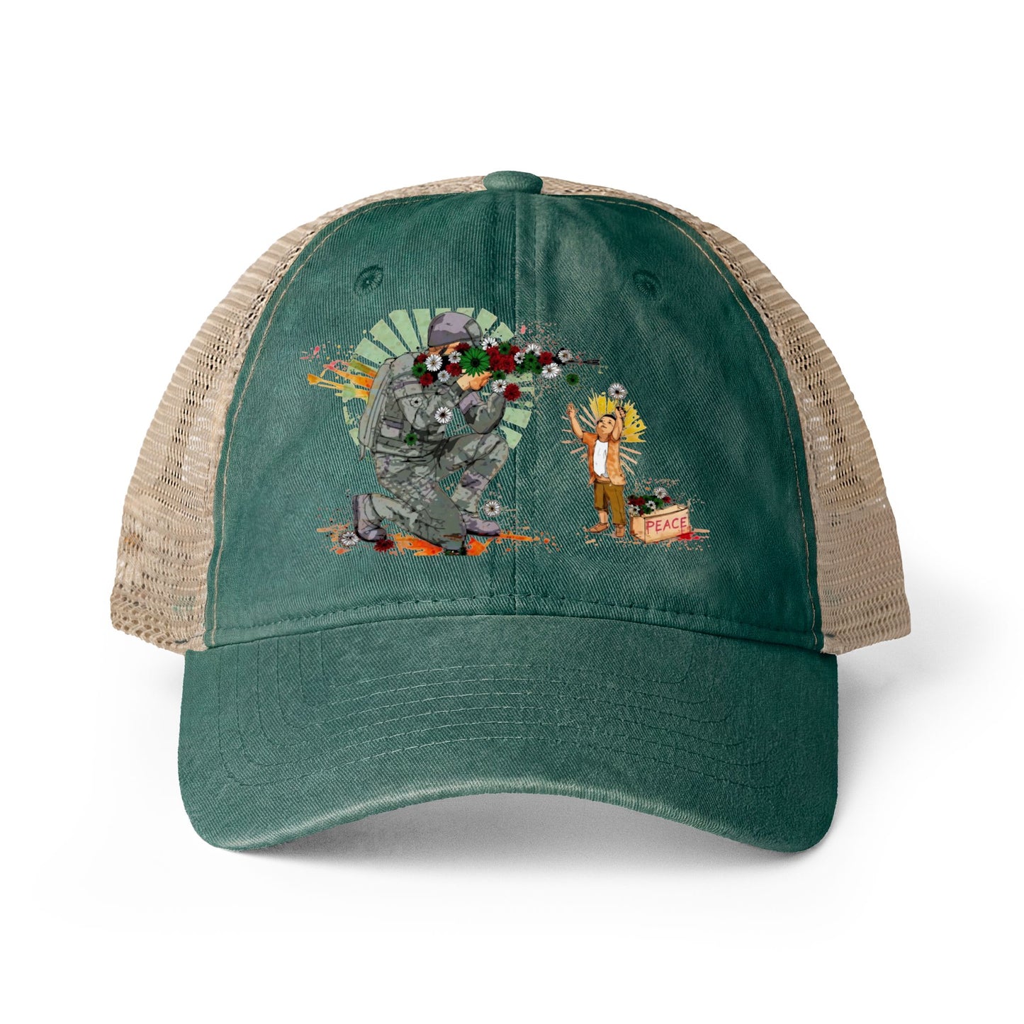 Stay Illegal Women's Mesh-Back " Flower Shooter" Cap