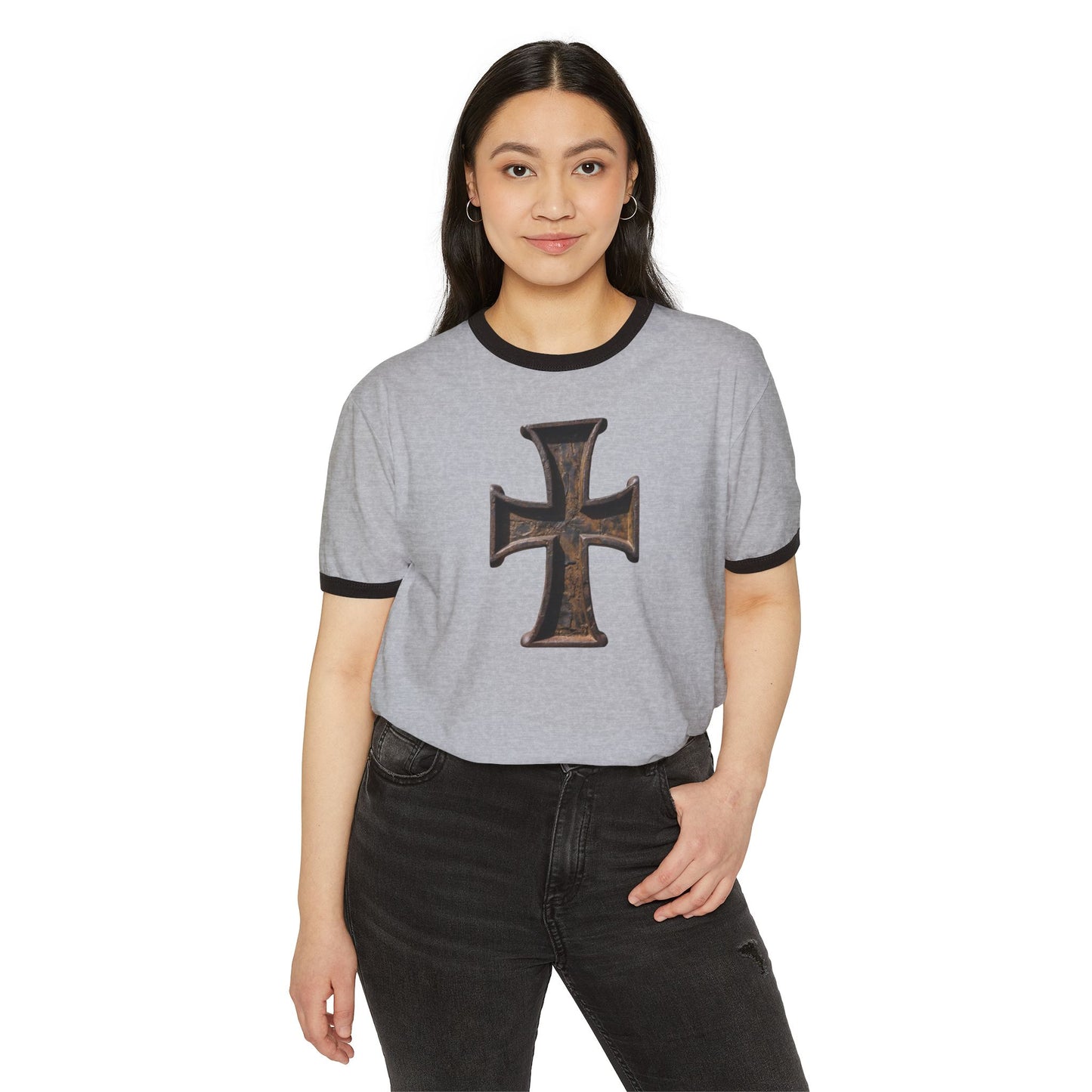 Stay Illegal Ringer T-Shirt — Iron Cross