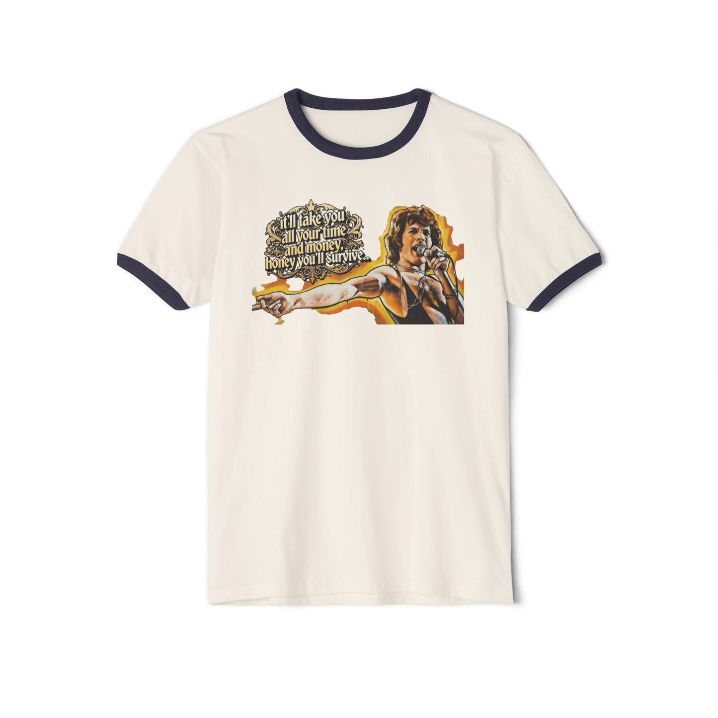 Stay Illegal Ringer T-Shirt — Freddie You Survive