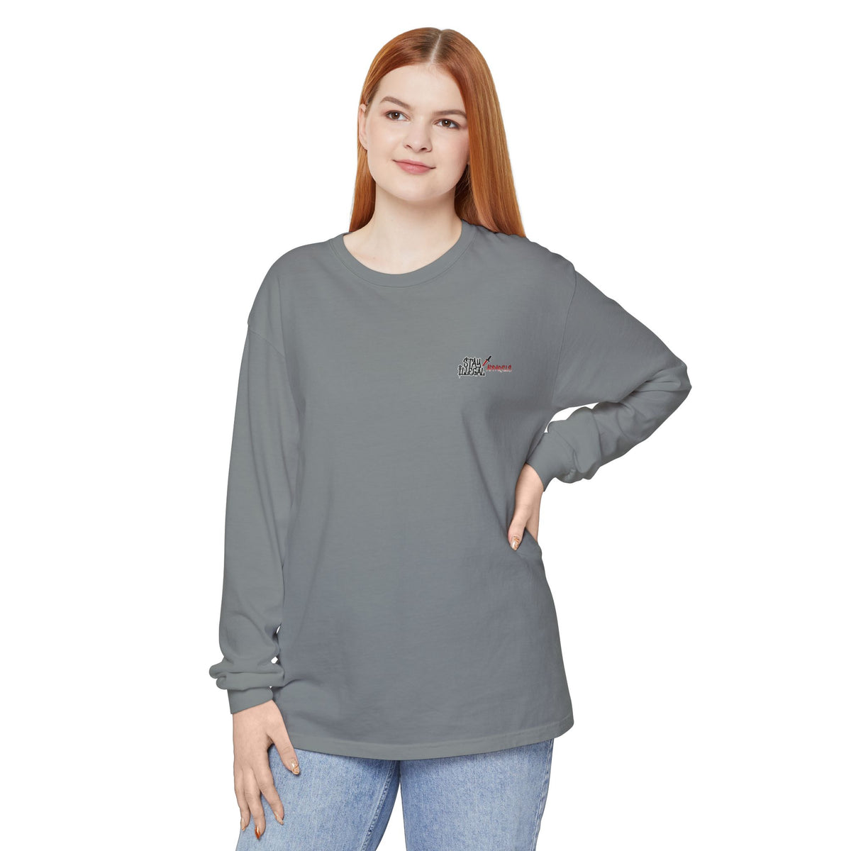Protest Long Sleeve T‑Shirt — No To NATO Anarchist