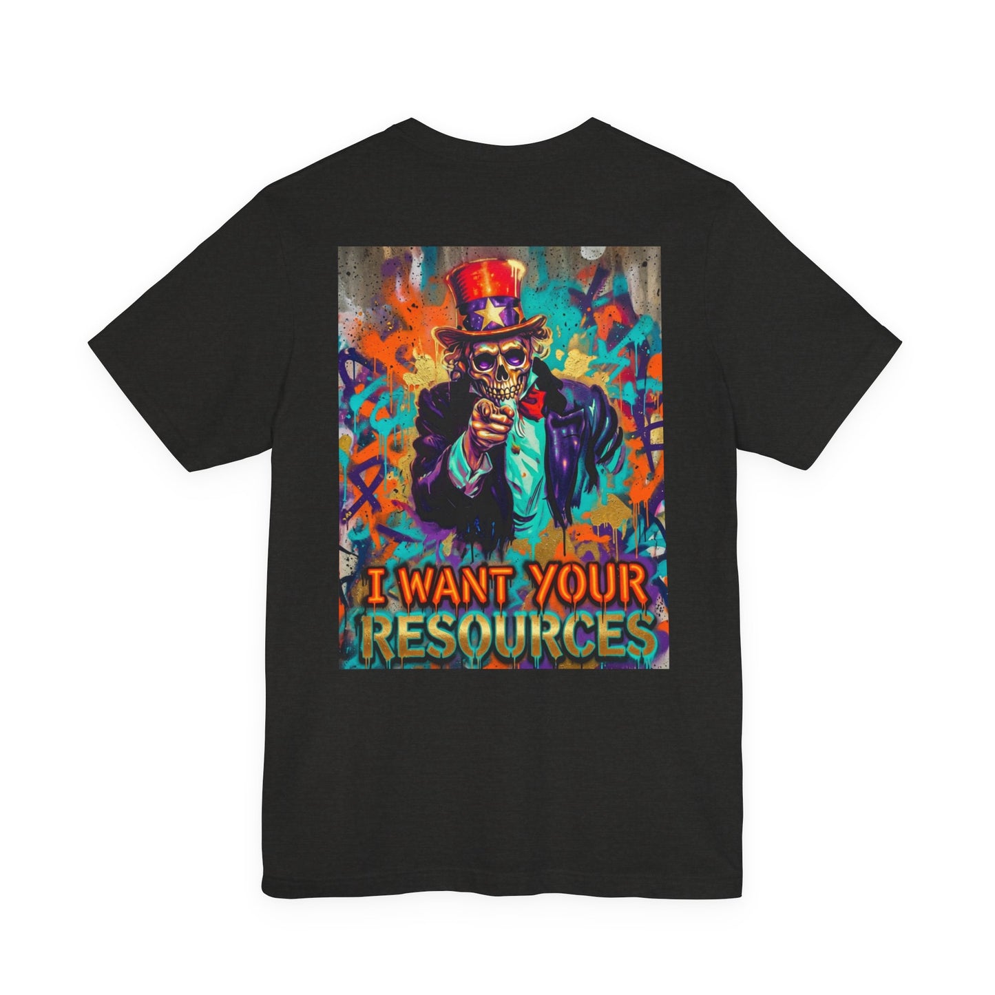 Black Colletion T‑Shirt — I WANT YOUR RESOURCES