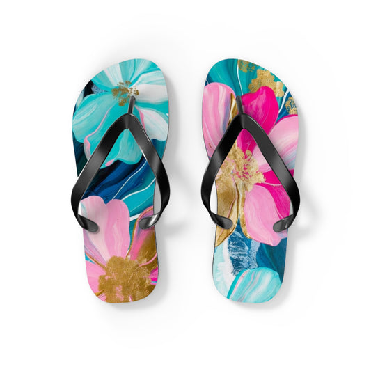 Flower Flip Flops – Oil Paints