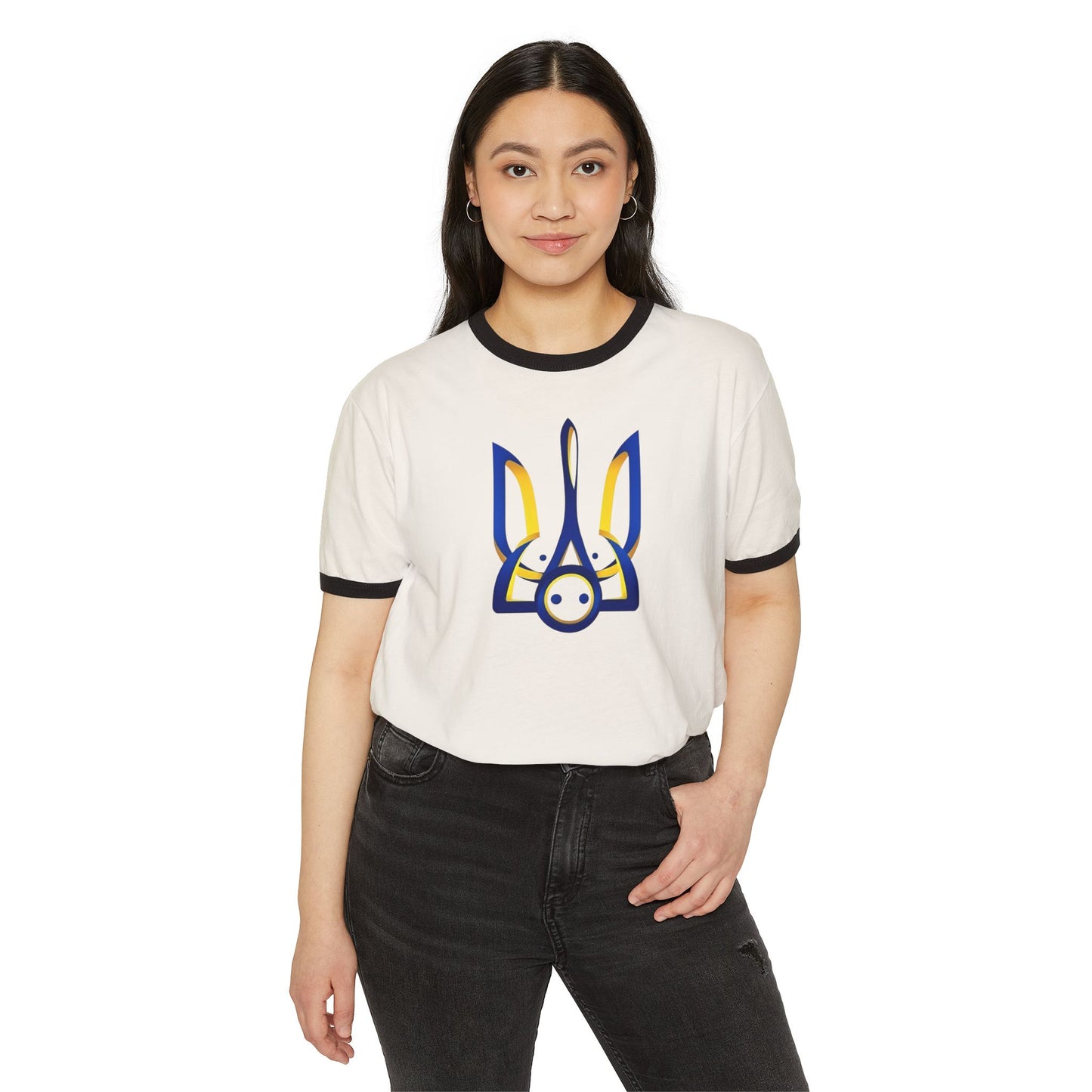 Stay Illegal Ringer T-Shirt — Pigs
