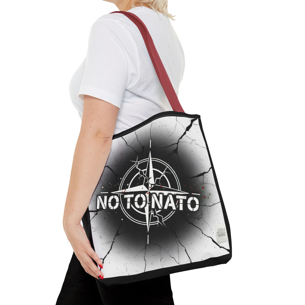Compass Tote Bag — "NO To NATO / Het NATO" English/Russian