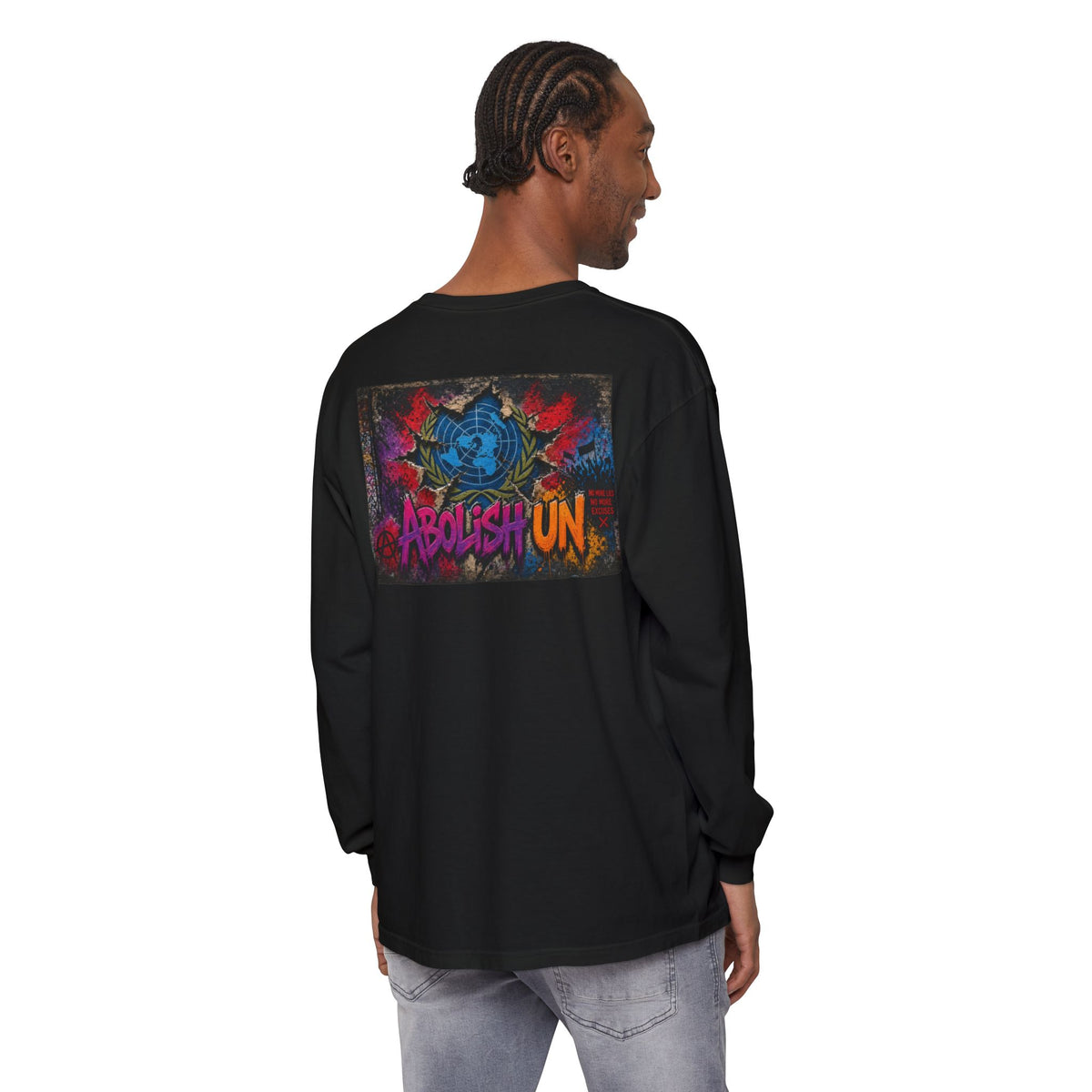 Protest Long Sleeve T‑Shirt — Abolish UN