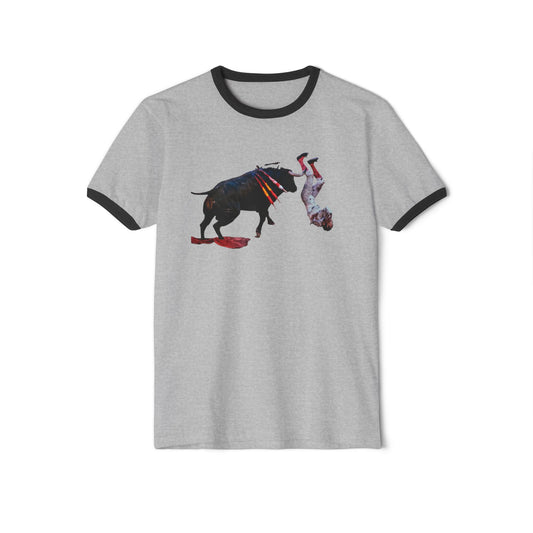 Stay Illegal Ringer T-Shirt — Spanish Bull Horns