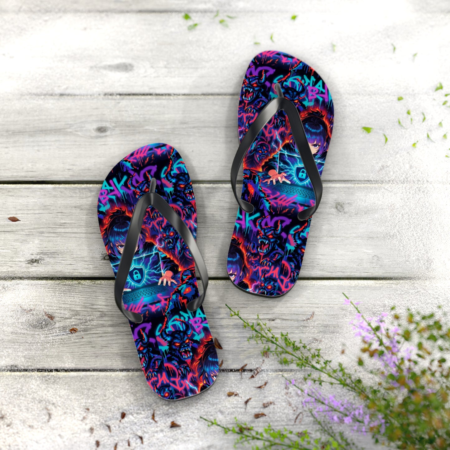 VPN Beach Flip Flops – Cyber Attack