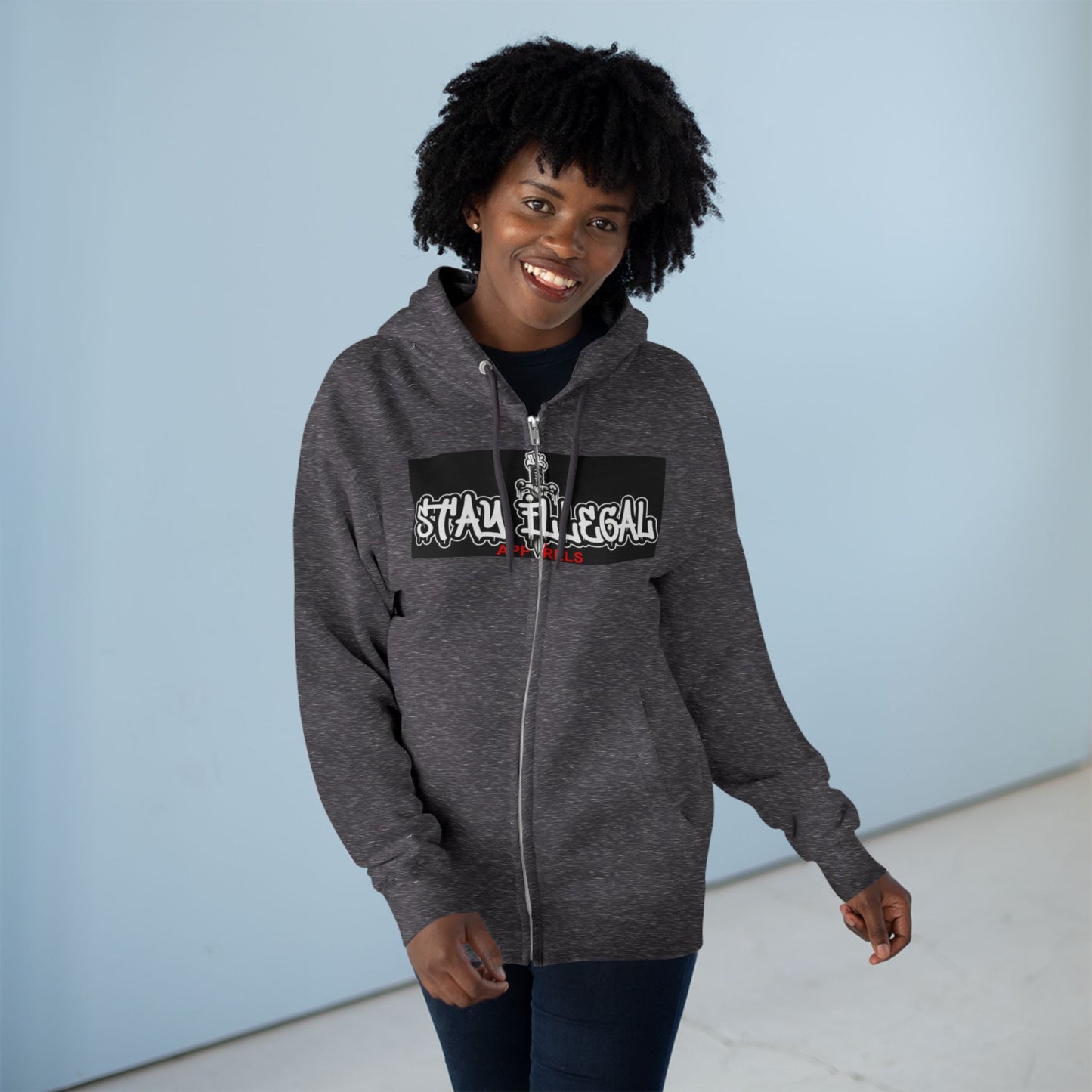 Eye Of The Beholder Hoodie — Stay Illegal Zip Hoodie