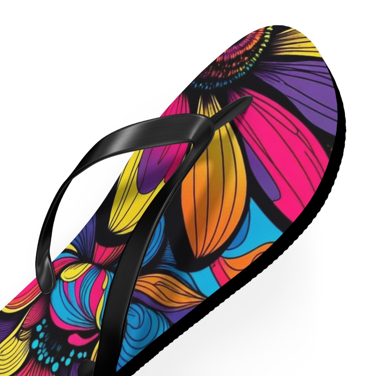 Flower Flip Flops – Retro Vibe