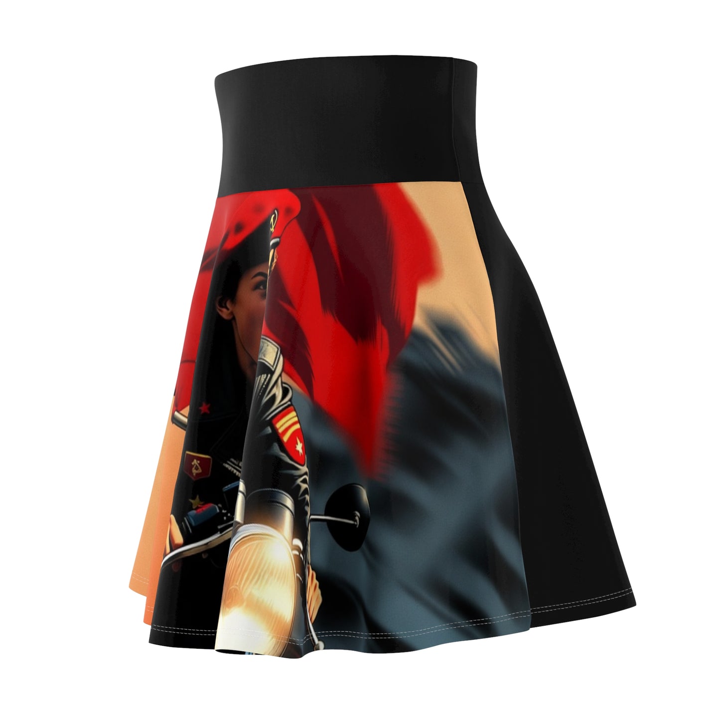 Women's Skater Skirt — Hammer Sickle Bike City