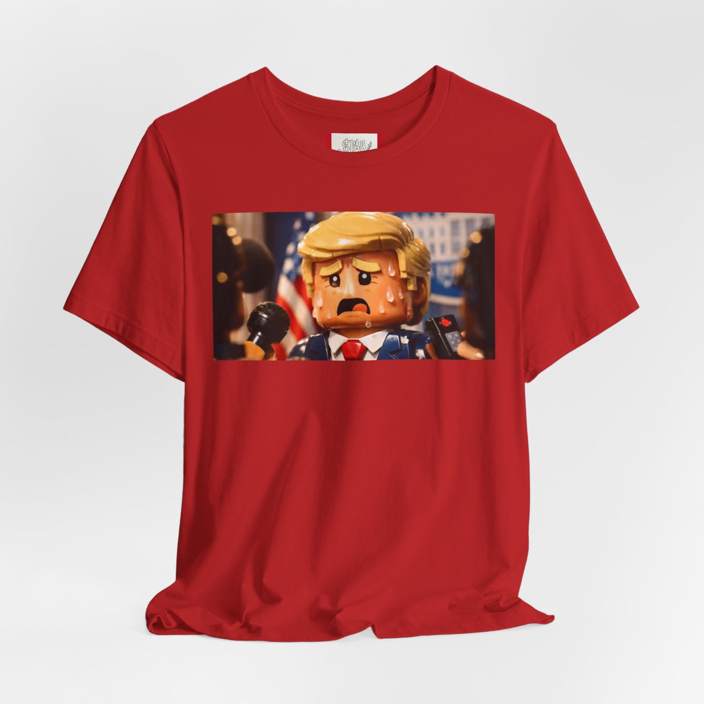 Propaganda T‑Shirt — IRAN LEGOS - Sweaty Trump