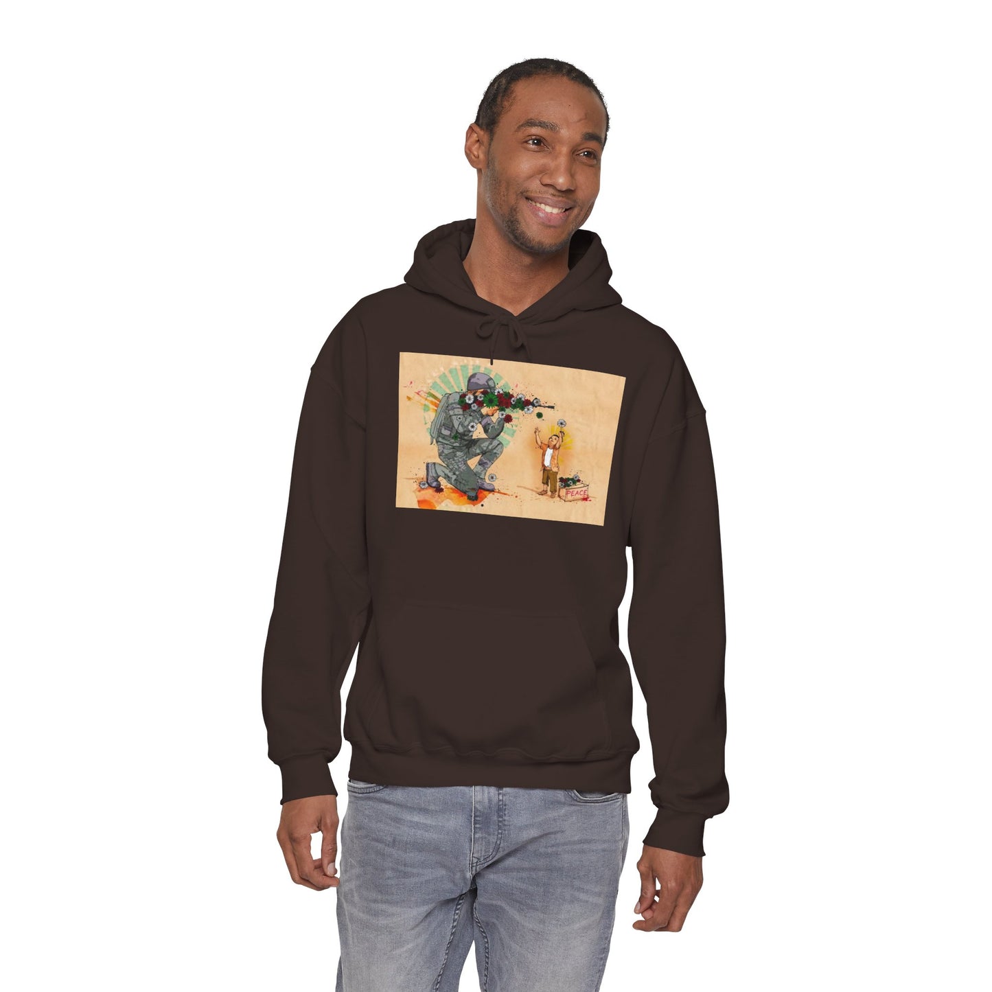 Stay Illegal Graffiti Hoodie - Flower Shooter