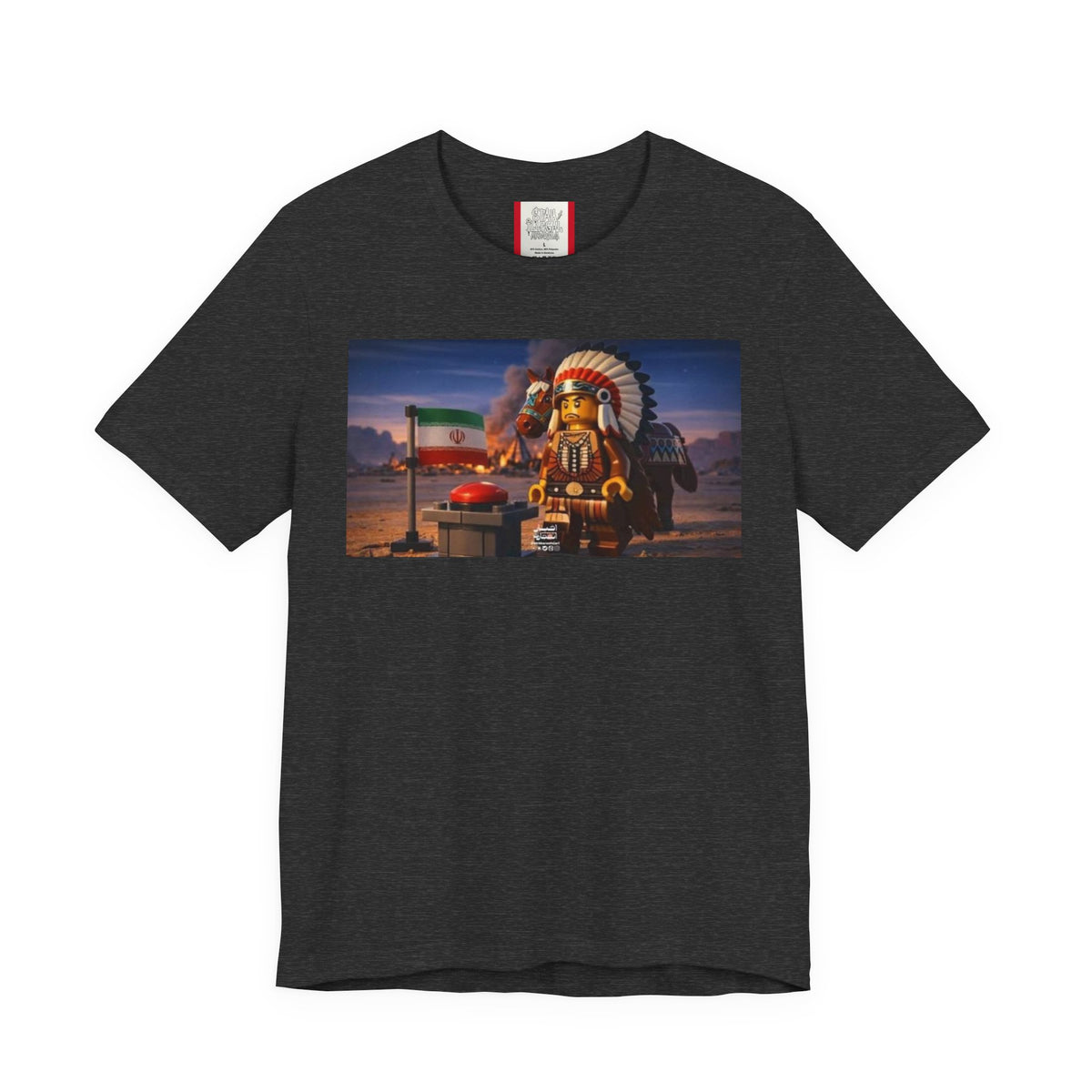 Propaganda T‑Shirt — IRAN LEGOS — USA Invaders