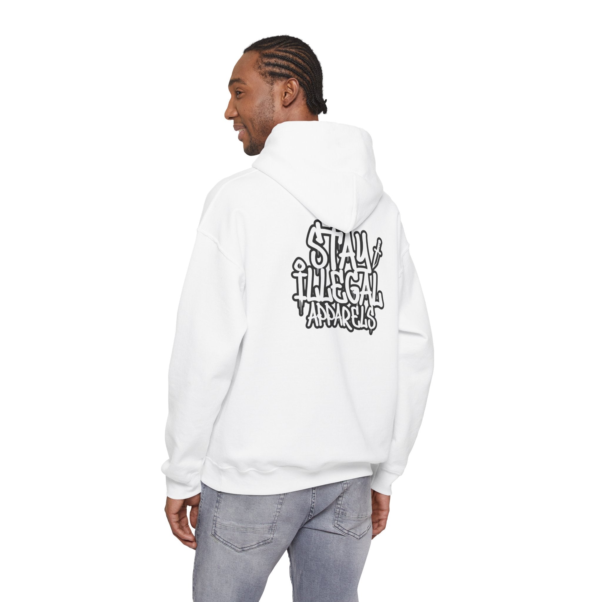 Stay Illegal Graffiti Hoodie - Policia Policia
