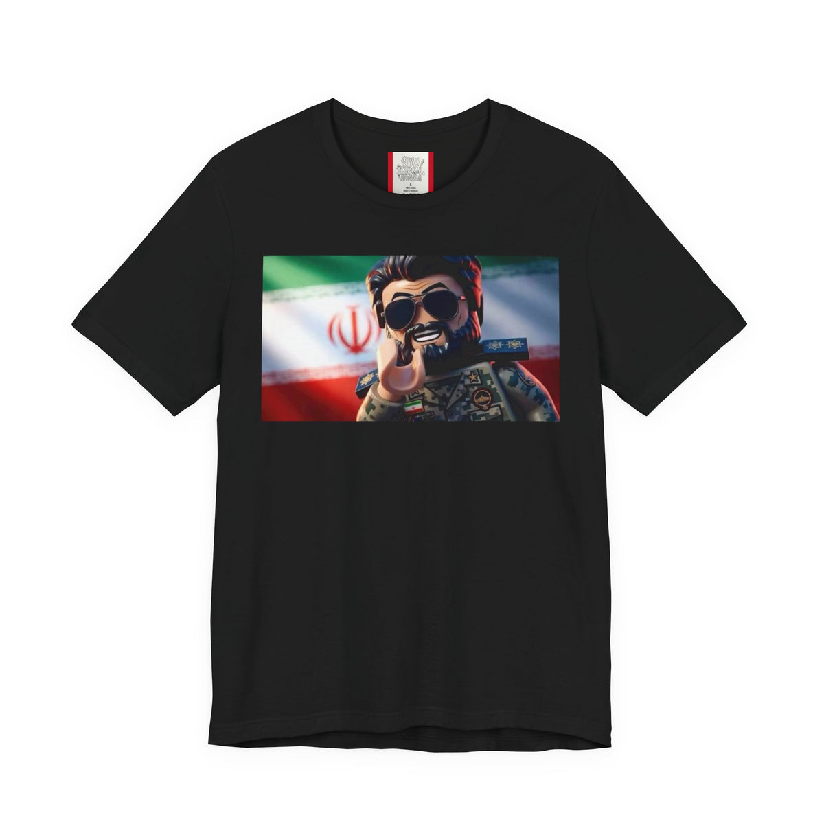 Propaganda T‑Shirt — IRAN LEGOS — IRGC Come Closer