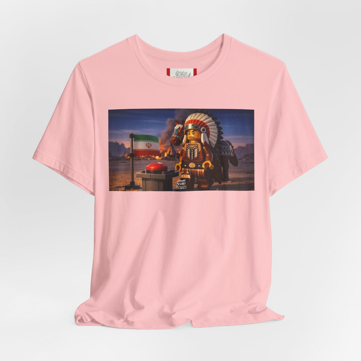 Propaganda T‑Shirt — IRAN LEGOS — USA Invaders