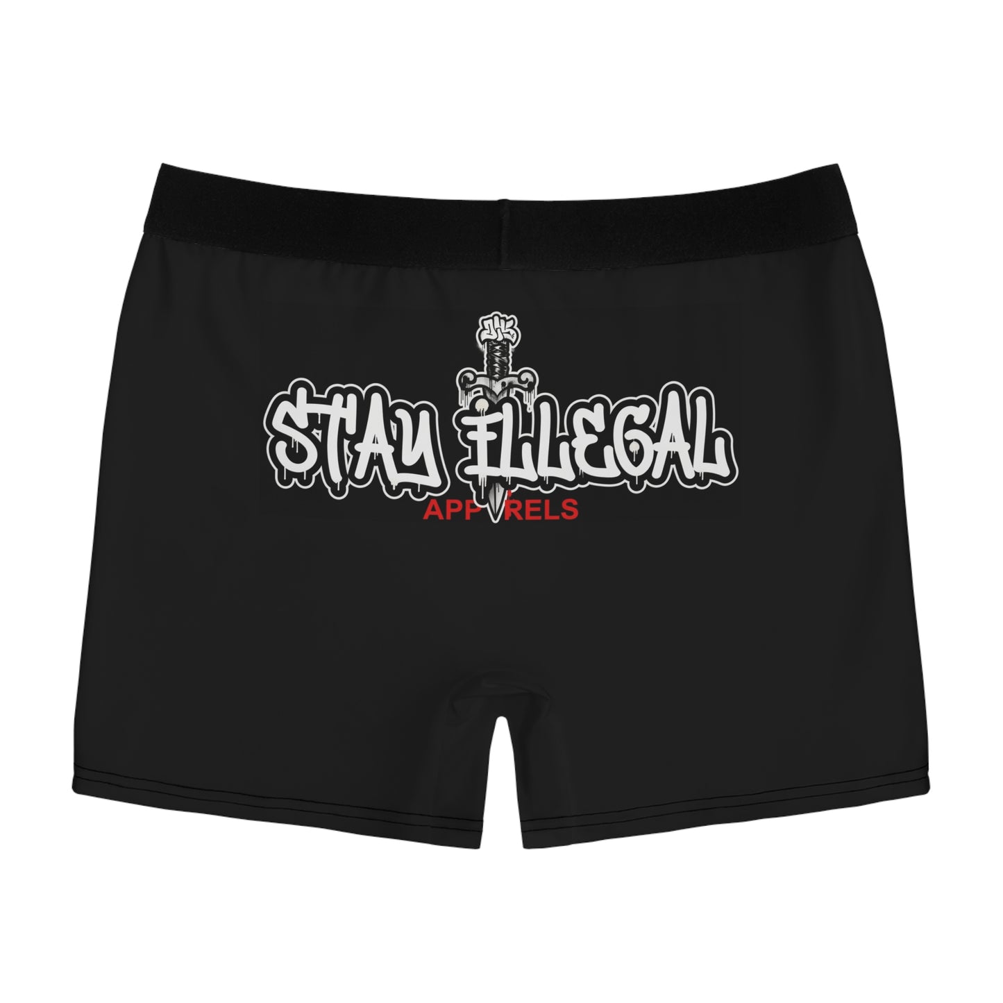Black Collection - Stay Illegal Men's Boxer Briefs
